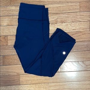 Lululemon cropped mesh leggings